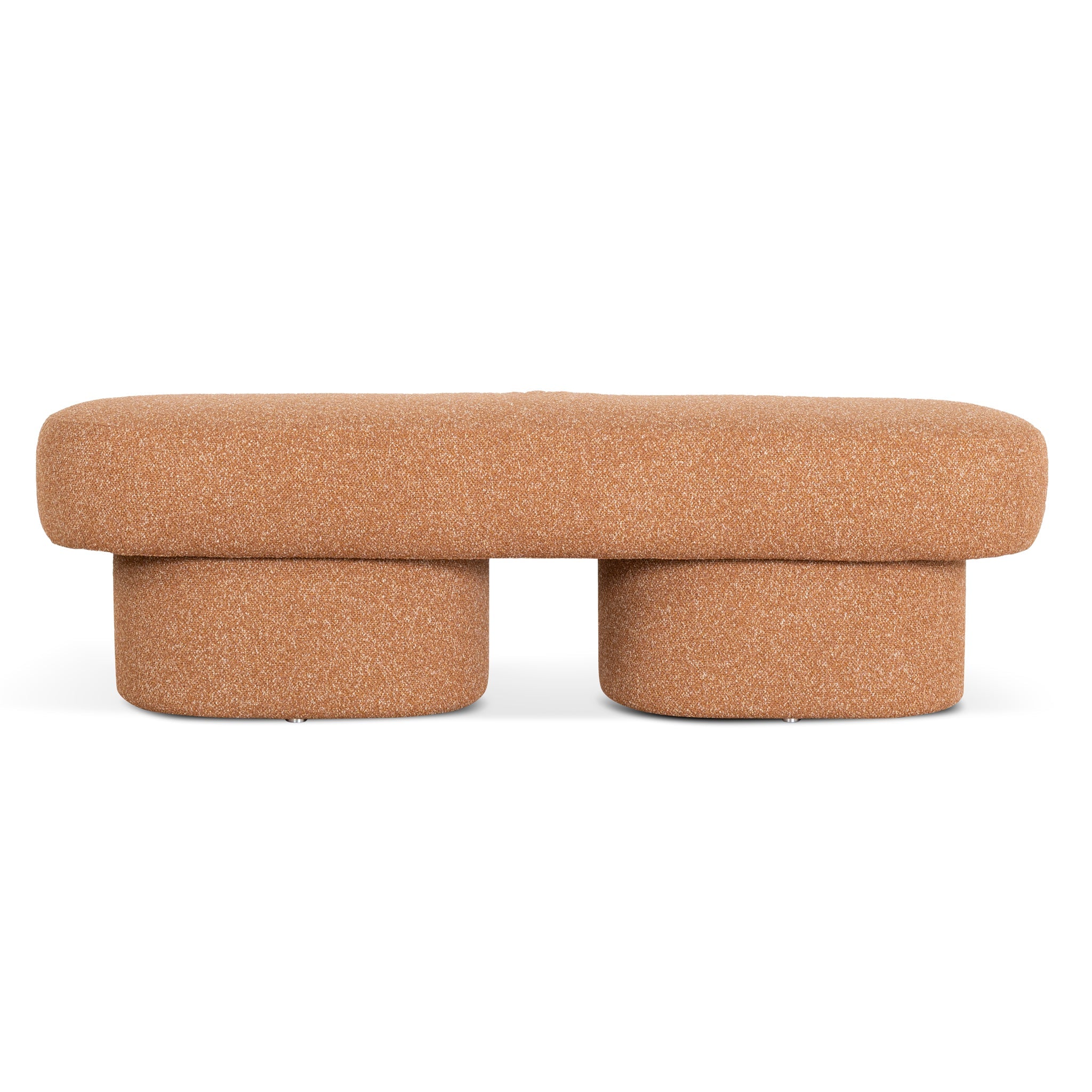 1.5m Long Bergamo Ottoman Bench- Copper Brown