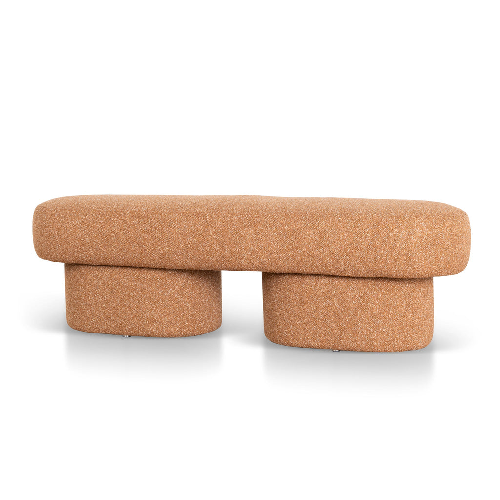 1.5m Long Bergamo Ottoman Bench- Copper Brown