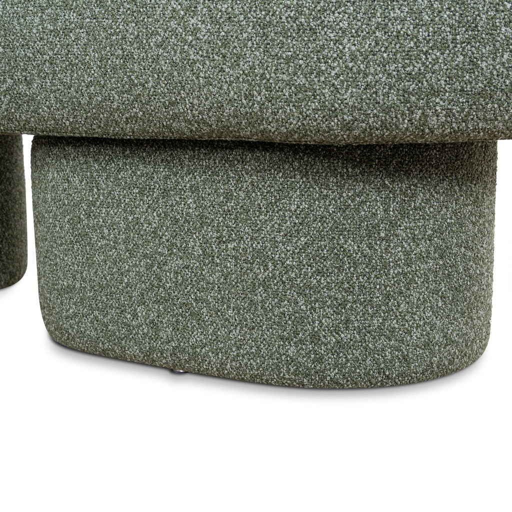 1.5m Long Bergamo Ottoman Bench- Hunter Green