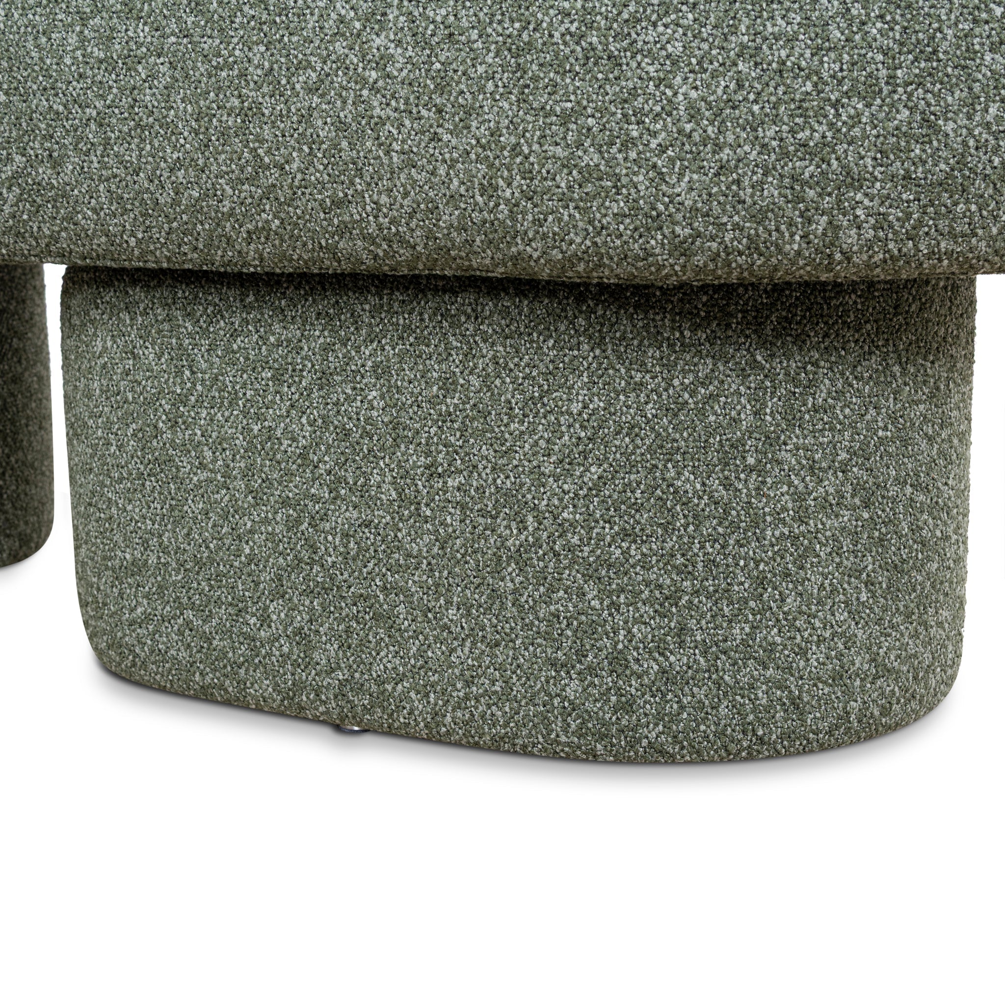 1.5m Long Bergamo Ottoman Bench- Hunter Green