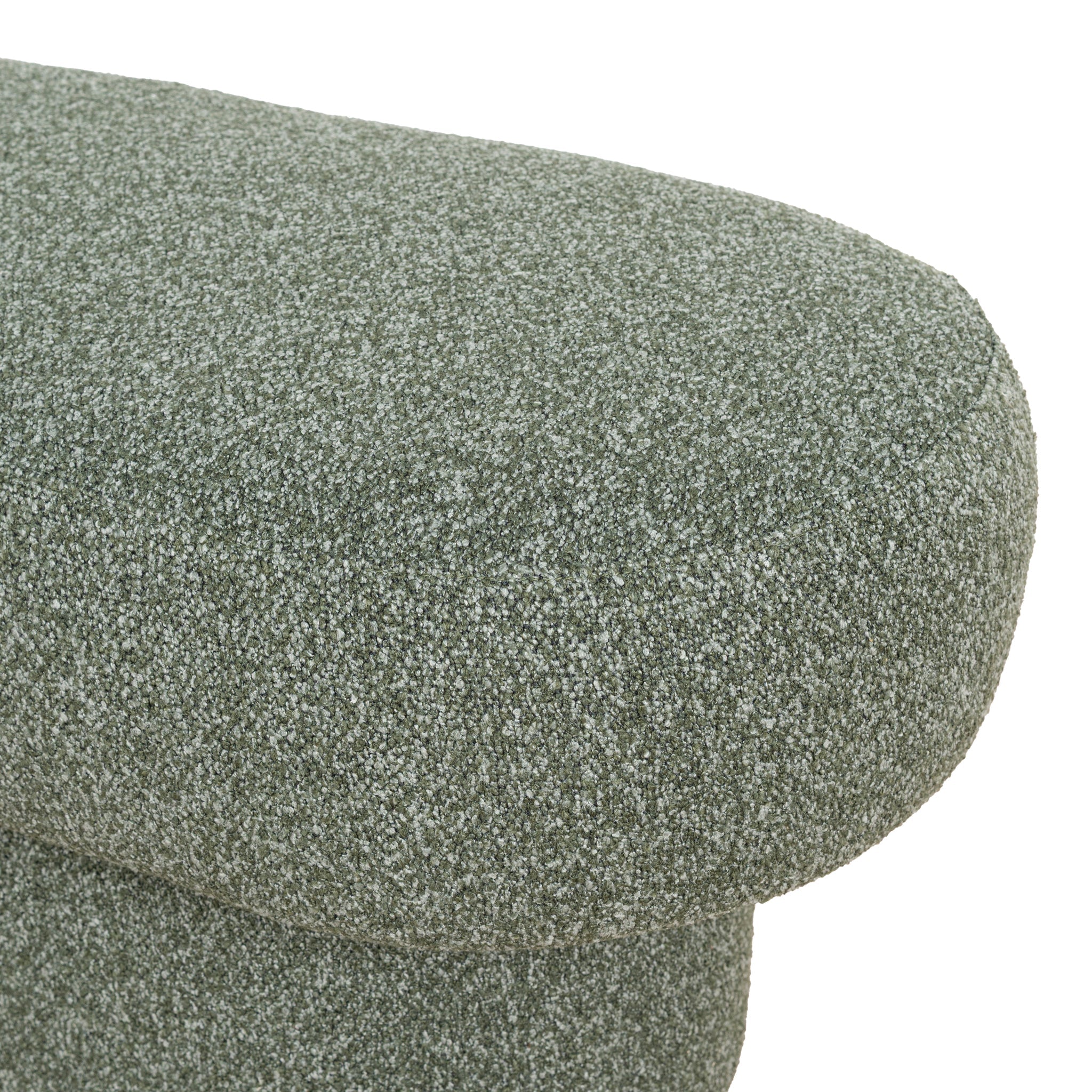 1.5m Long Bergamo Ottoman Bench- Hunter Green