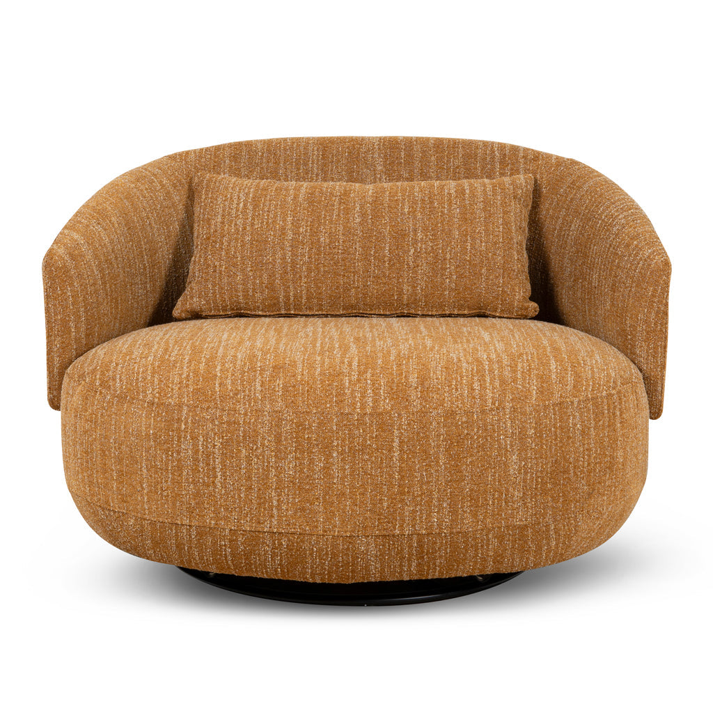 Swivel Armchair - Ginger Brown