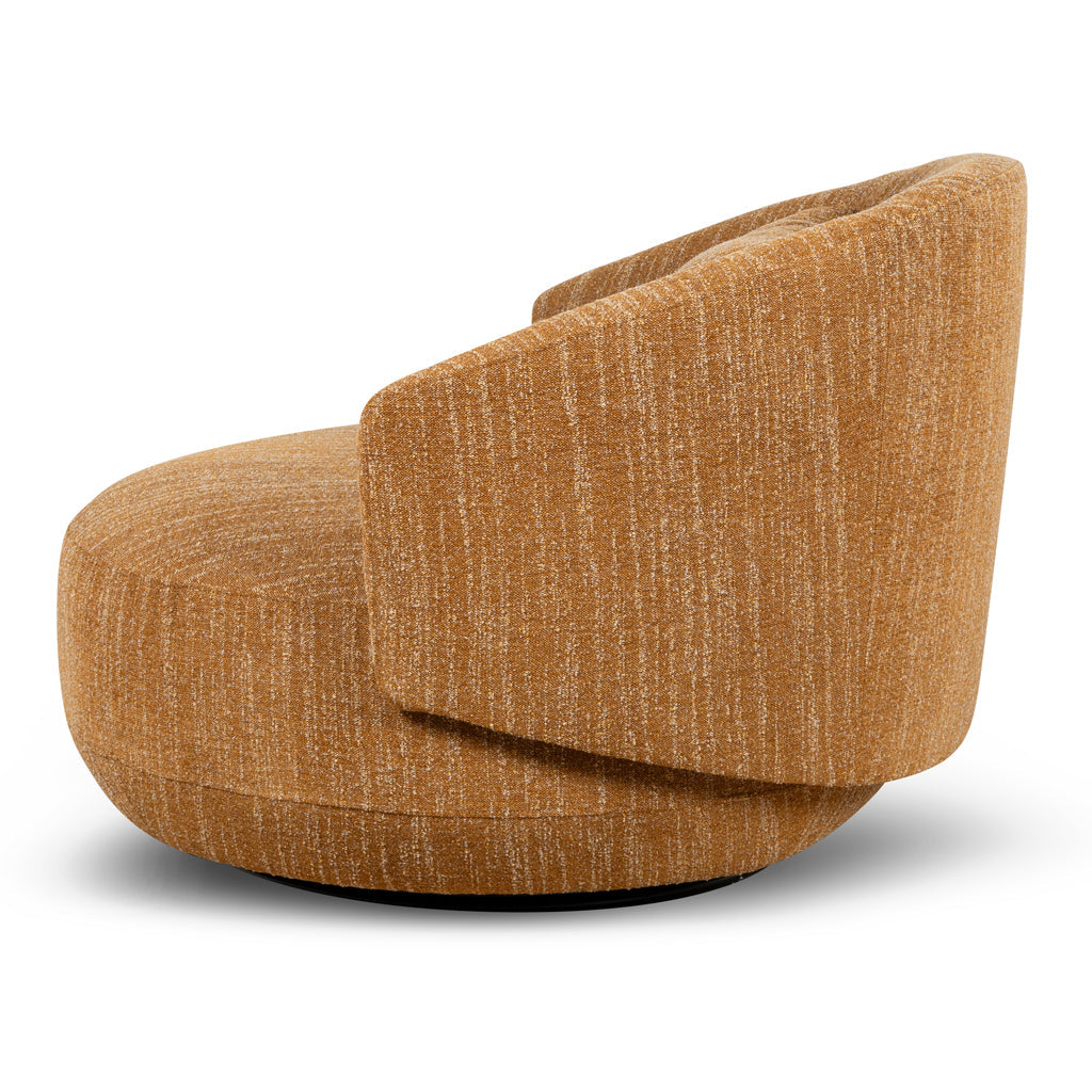 Swivel Armchair - Ginger Brown