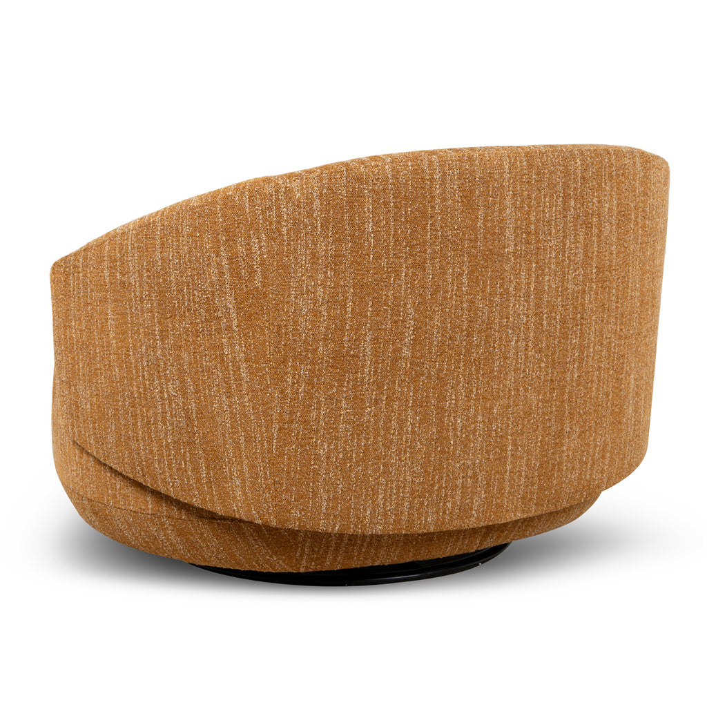 Swivel Armchair - Ginger Brown