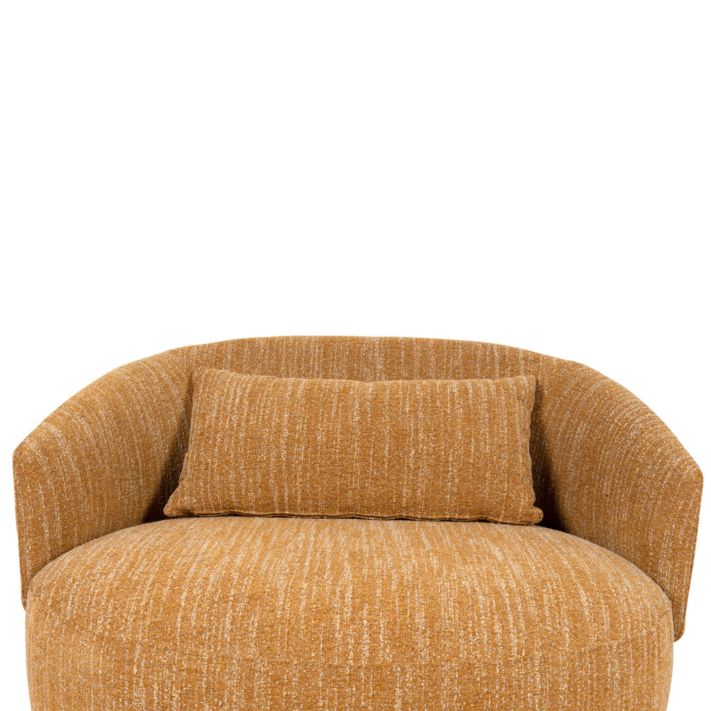 Swivel Armchair - Ginger Brown
