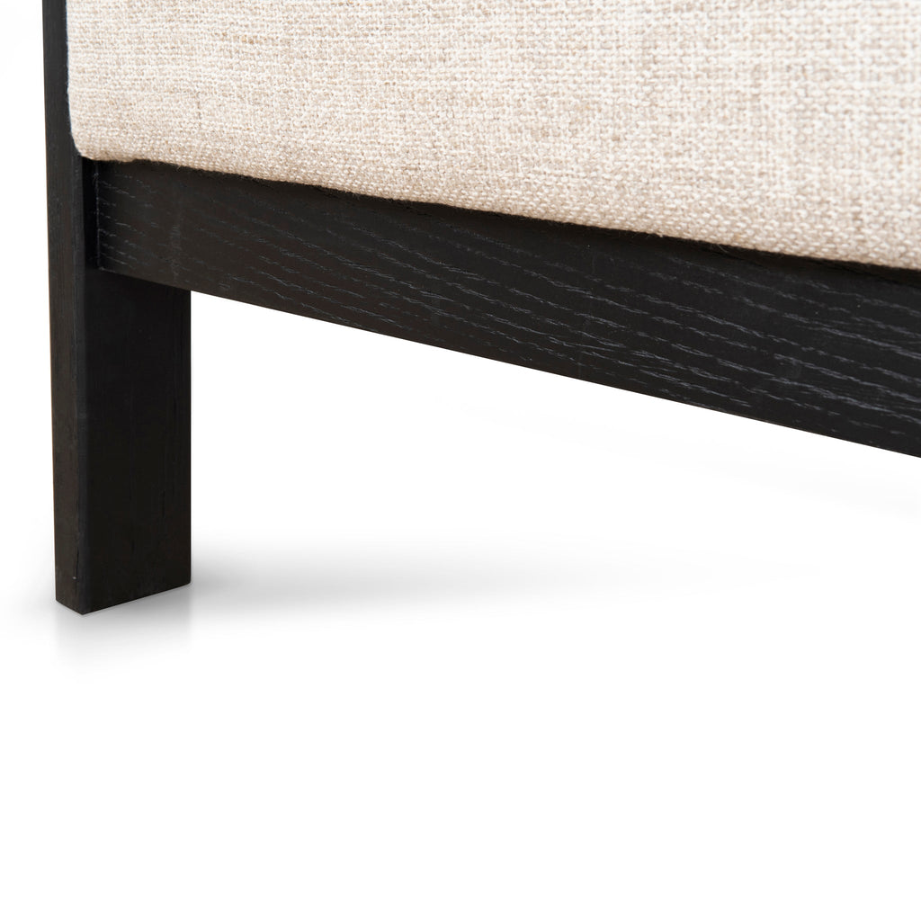 Black Armchair - Linen