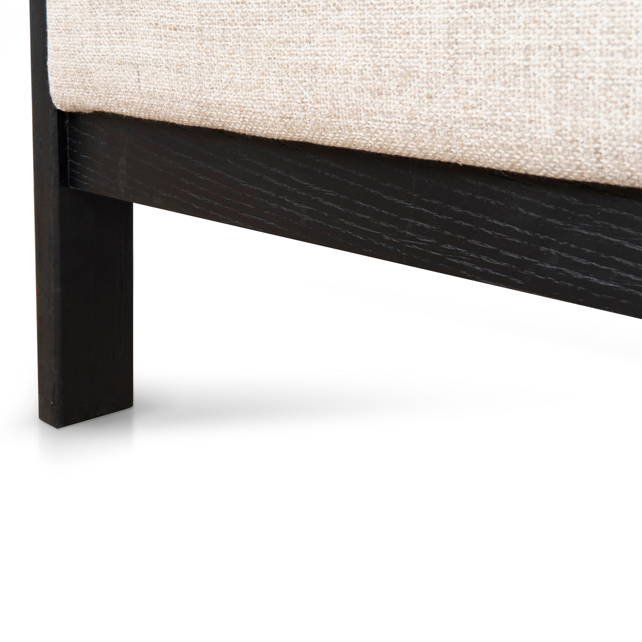 Black Armchair - Linen