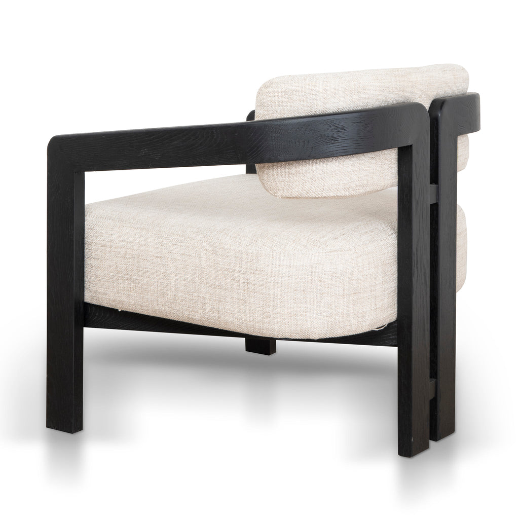 Black Armchair - Linen
