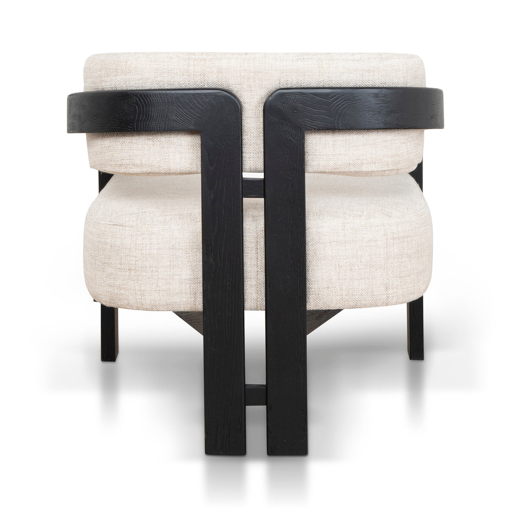 Black Armchair - Linen