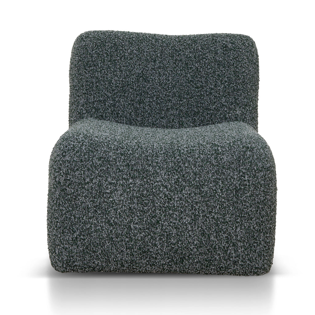 Fabric Ravello Lounge Chair - Green Boucle