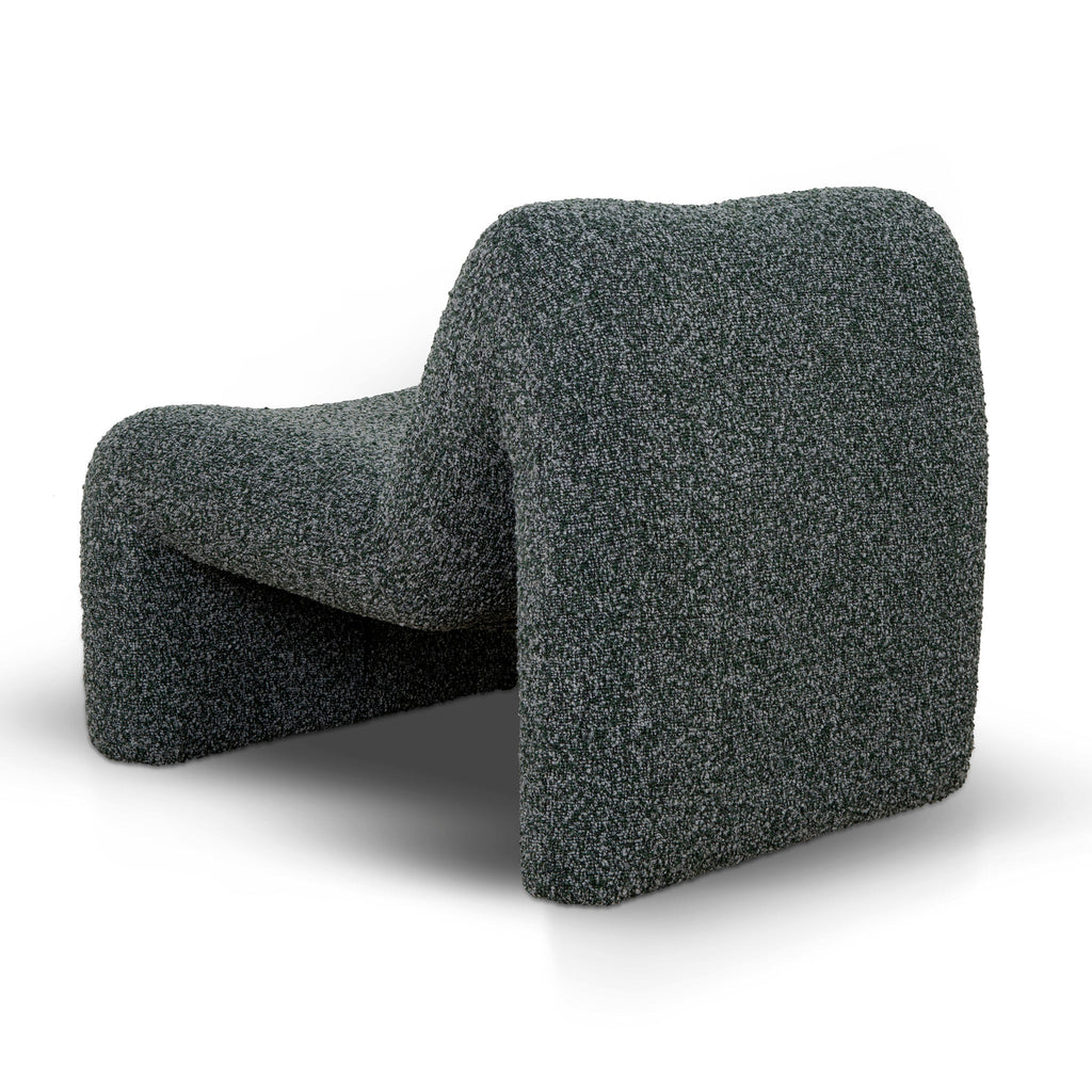 Fabric Ravello Lounge Chair - Green Boucle