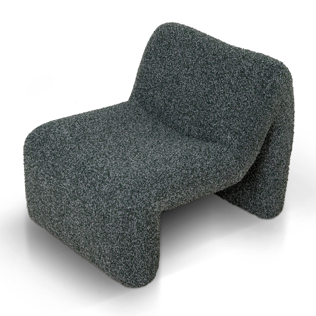 Fabric Ravello Lounge Chair - Green Boucle
