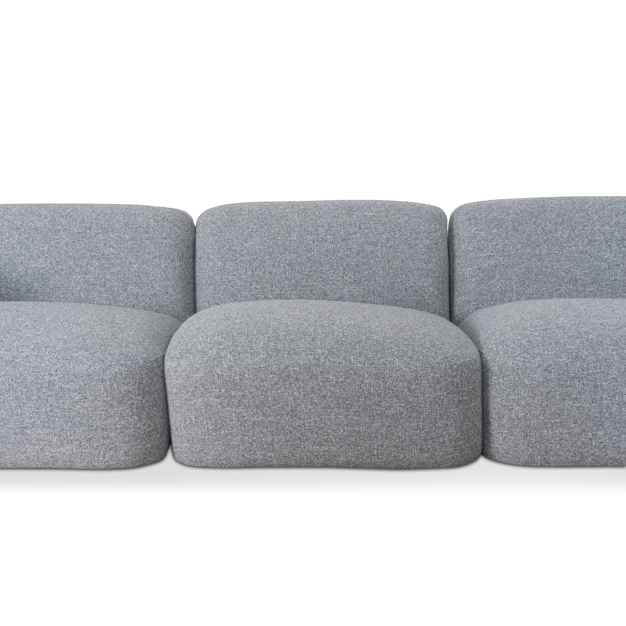 Right Chaise Modular Sofa - Glacier Grey