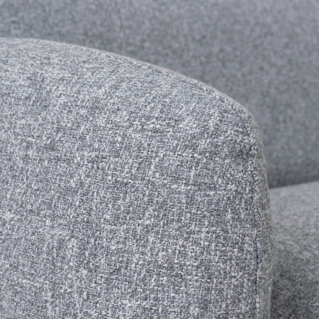Left Chaise Modular Sofa - Glacier Grey