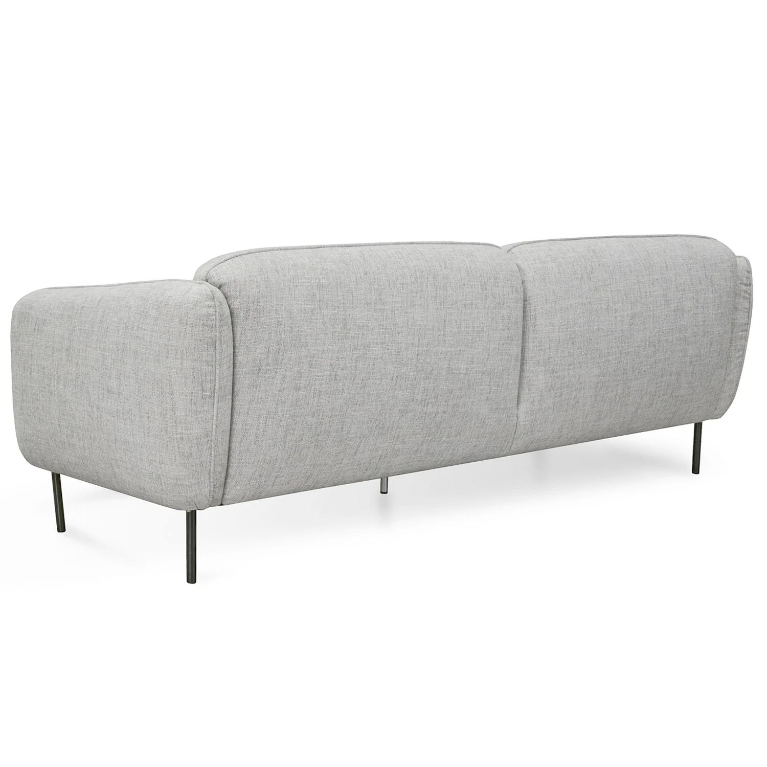 3 Seater Sofa - Light spec grey fabric