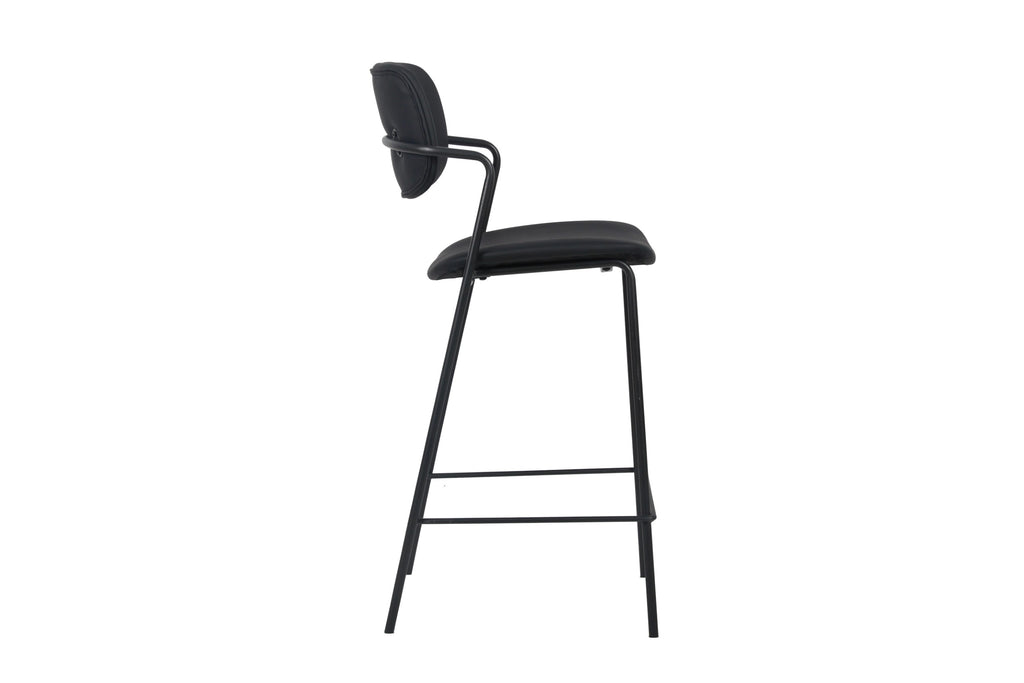 Lumina Bar Stool Black (Set of 2)