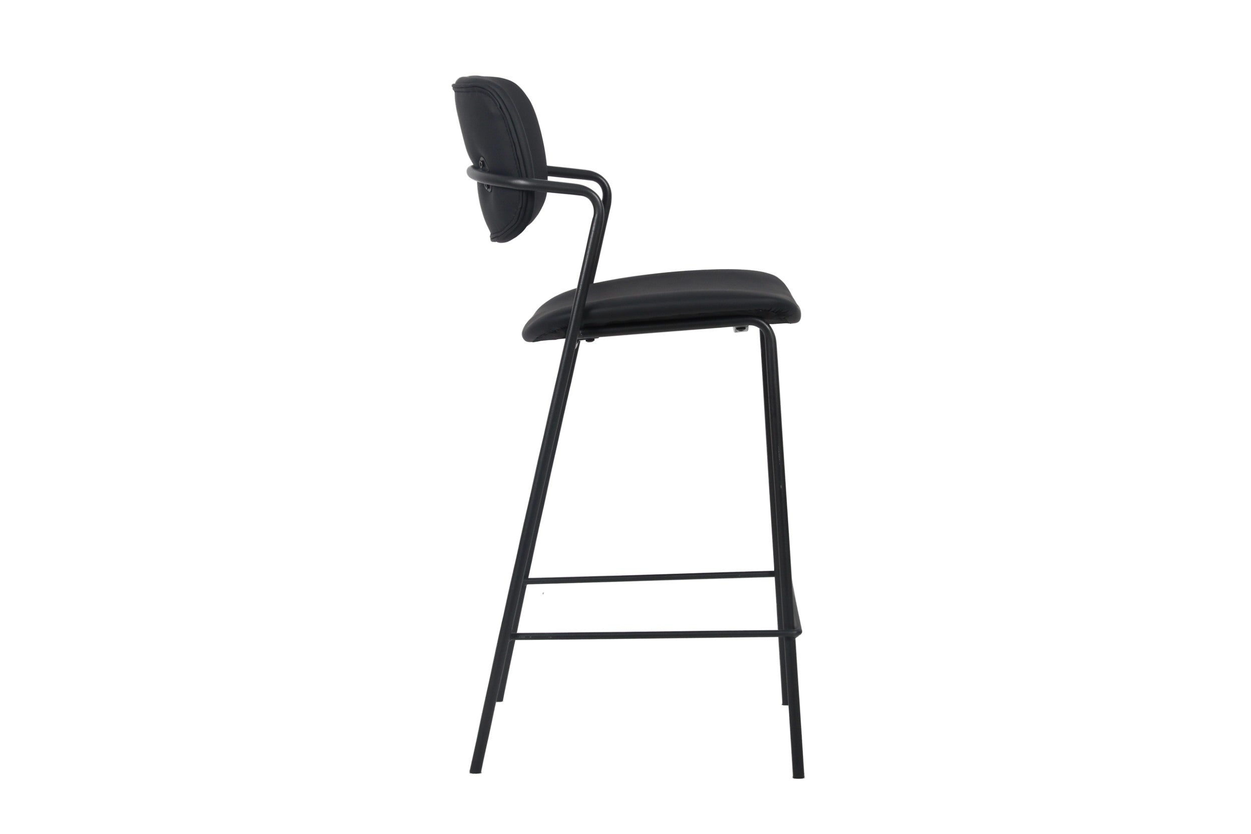 Lumina Bar Stool Black (Set of 2)