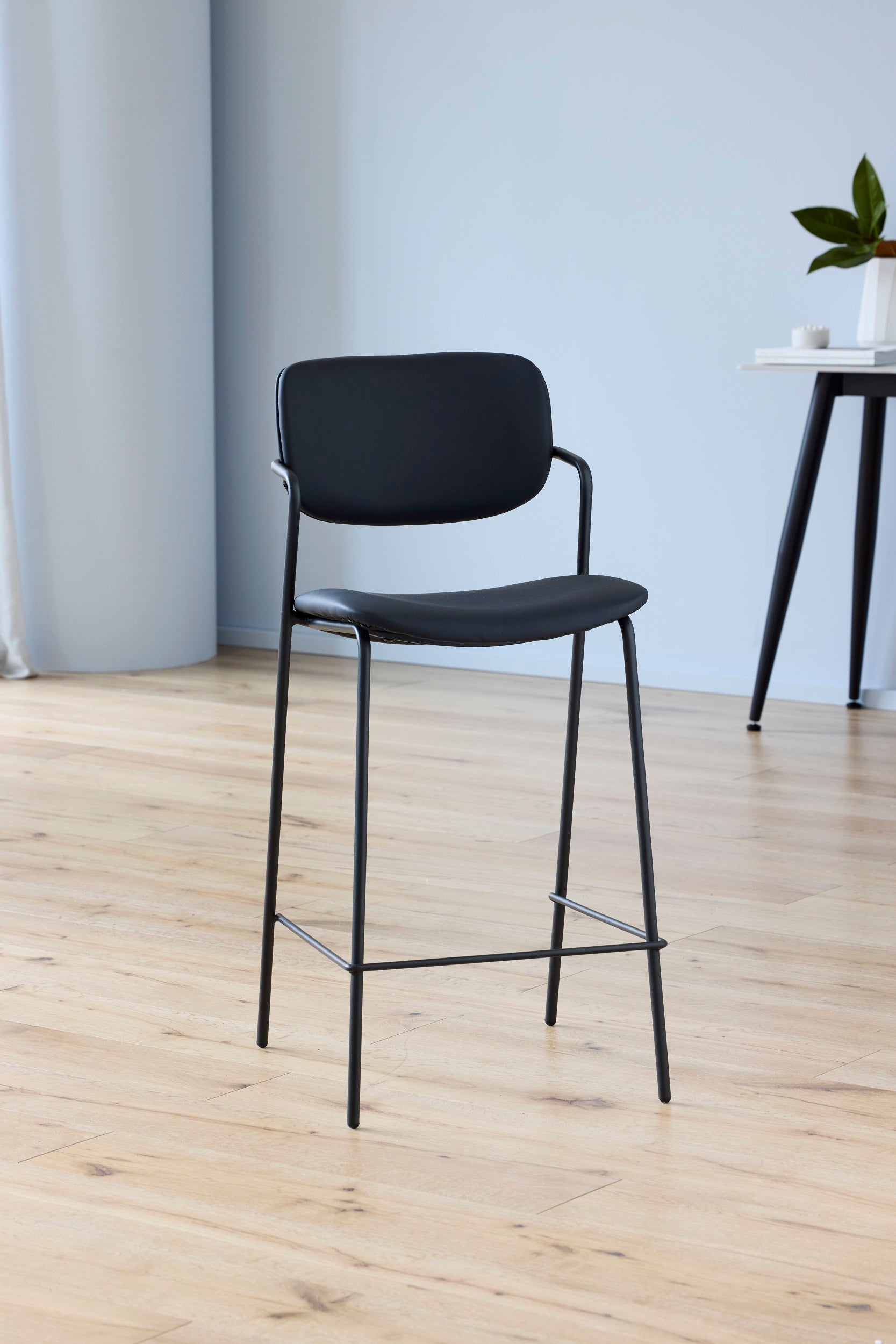 Lumina Bar Stool Black (Set of 2)