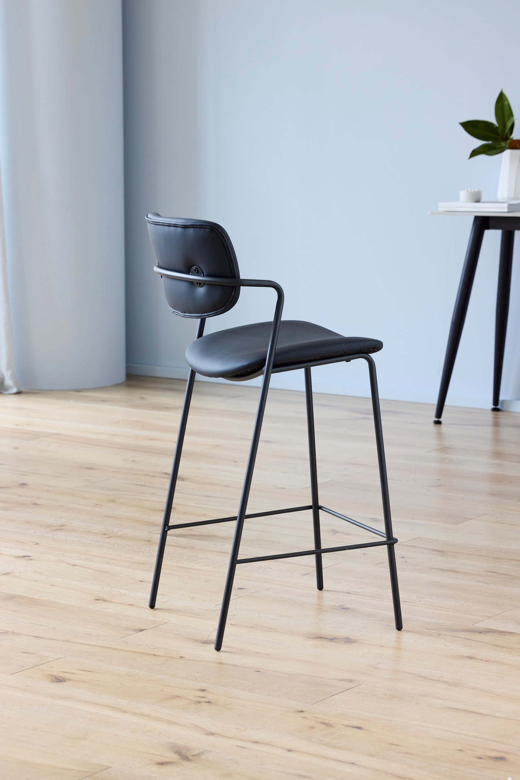 Lumina Bar Stool Black (Set of 2)