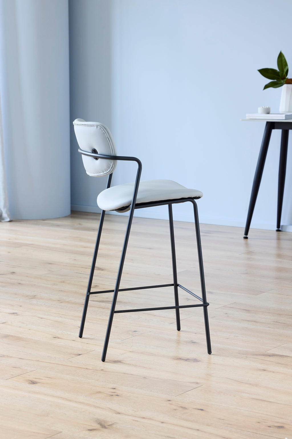 Lumina Bar Stool Ice Grey (Set of 2)