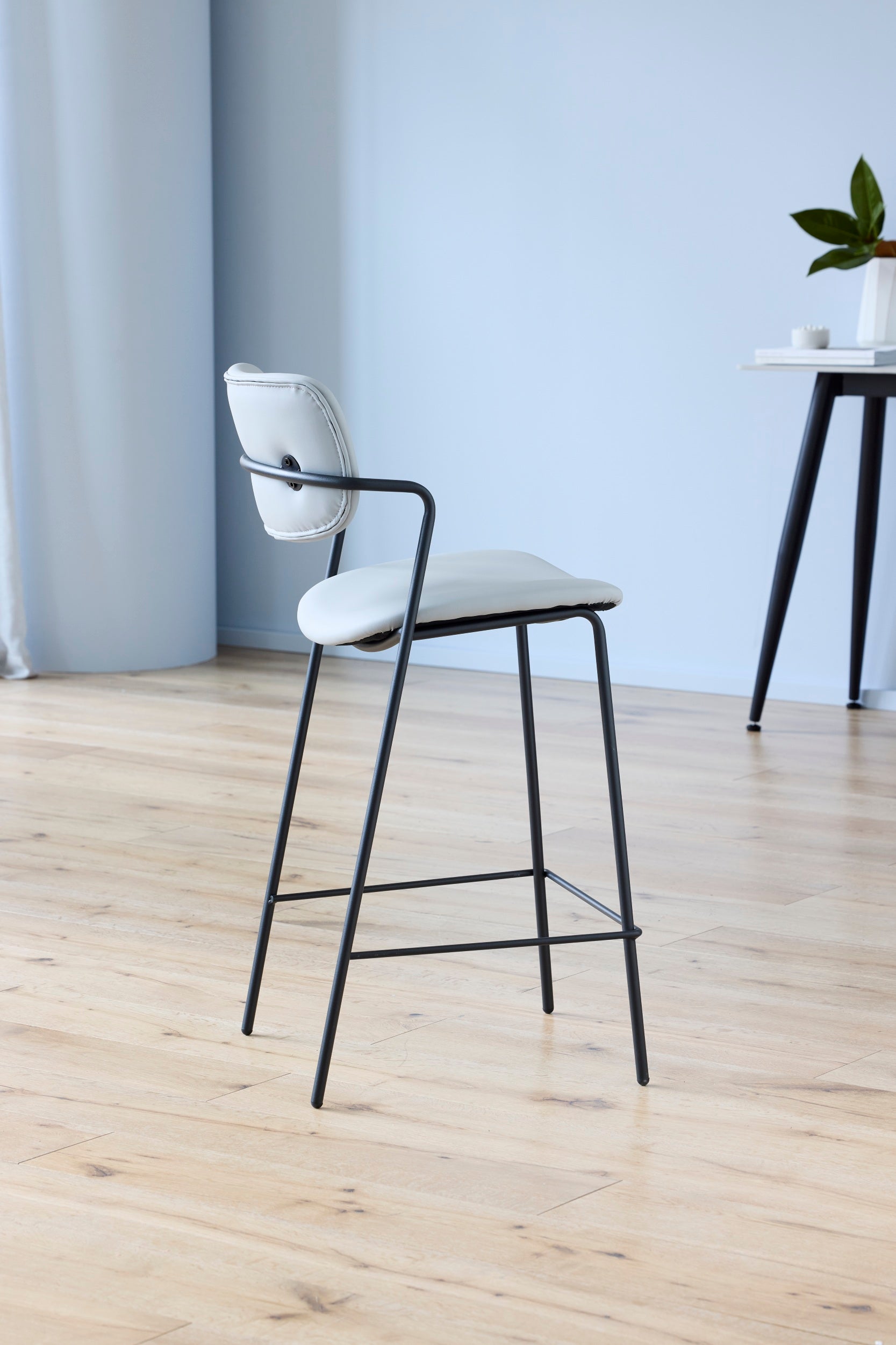 Lumina Bar Stool Ice Grey (Set of 2)