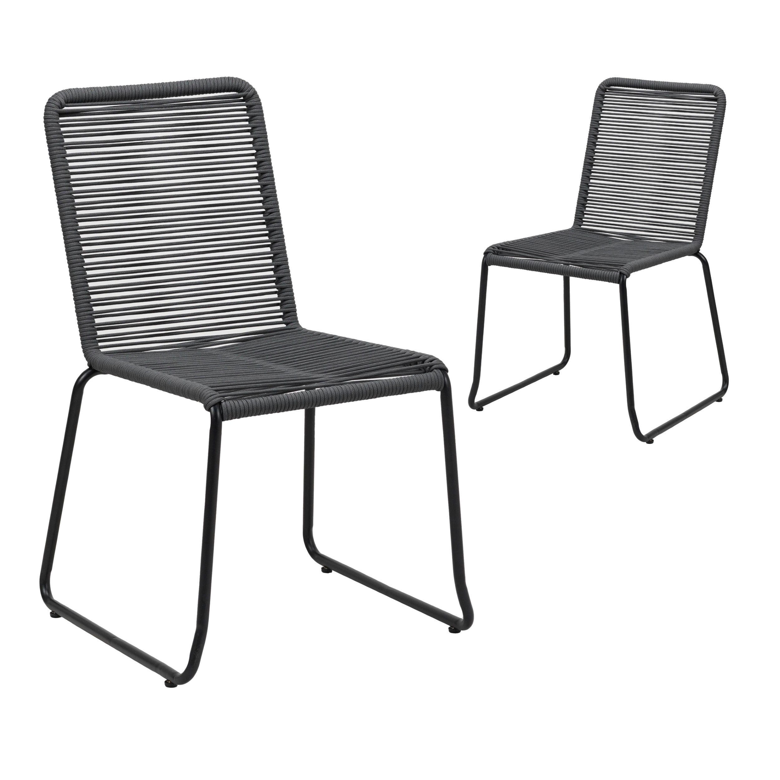 Shado Outdoor Chair Charcoal (Set of 2)