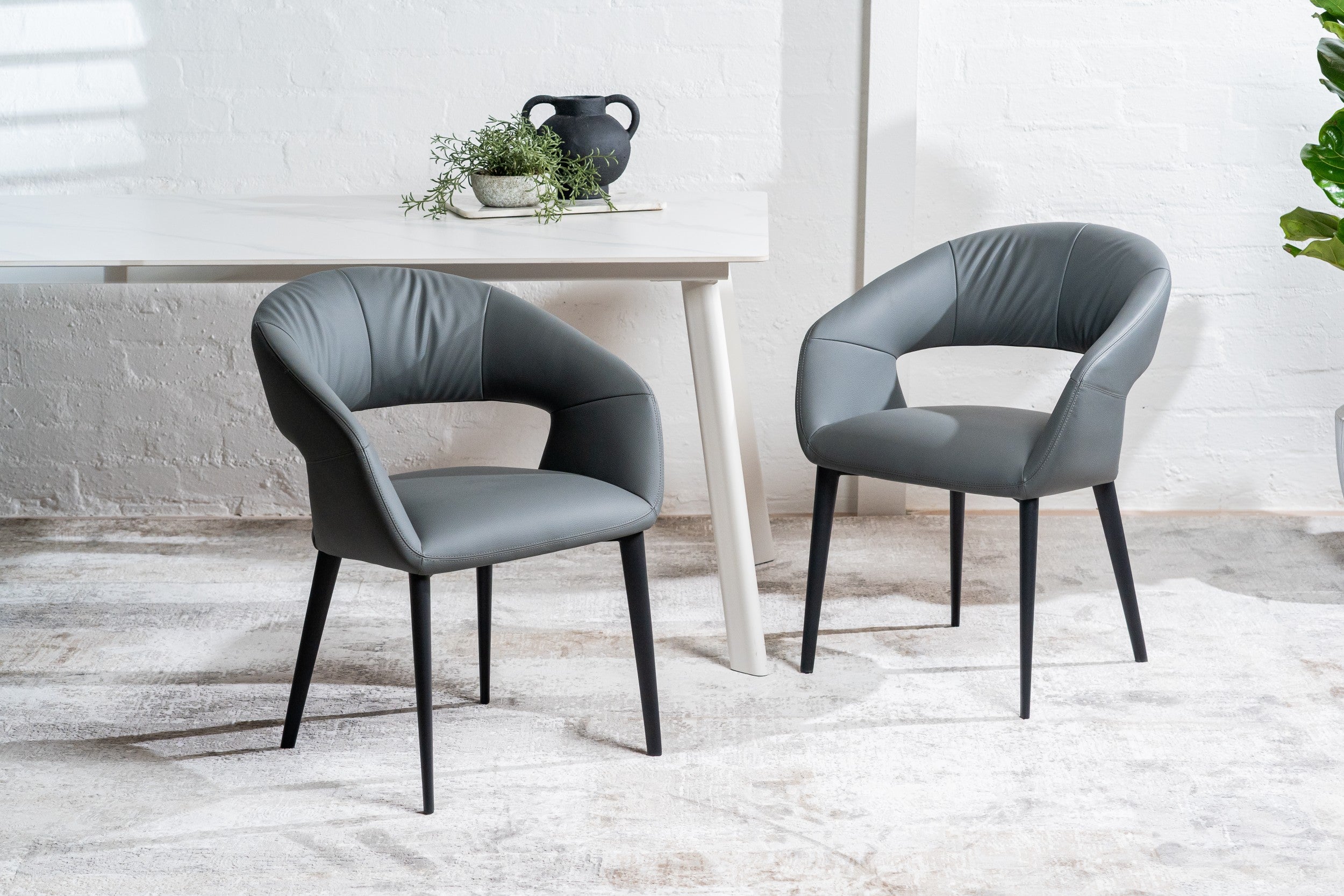 Kensington Dining Chair Charcoal (Set of 2)