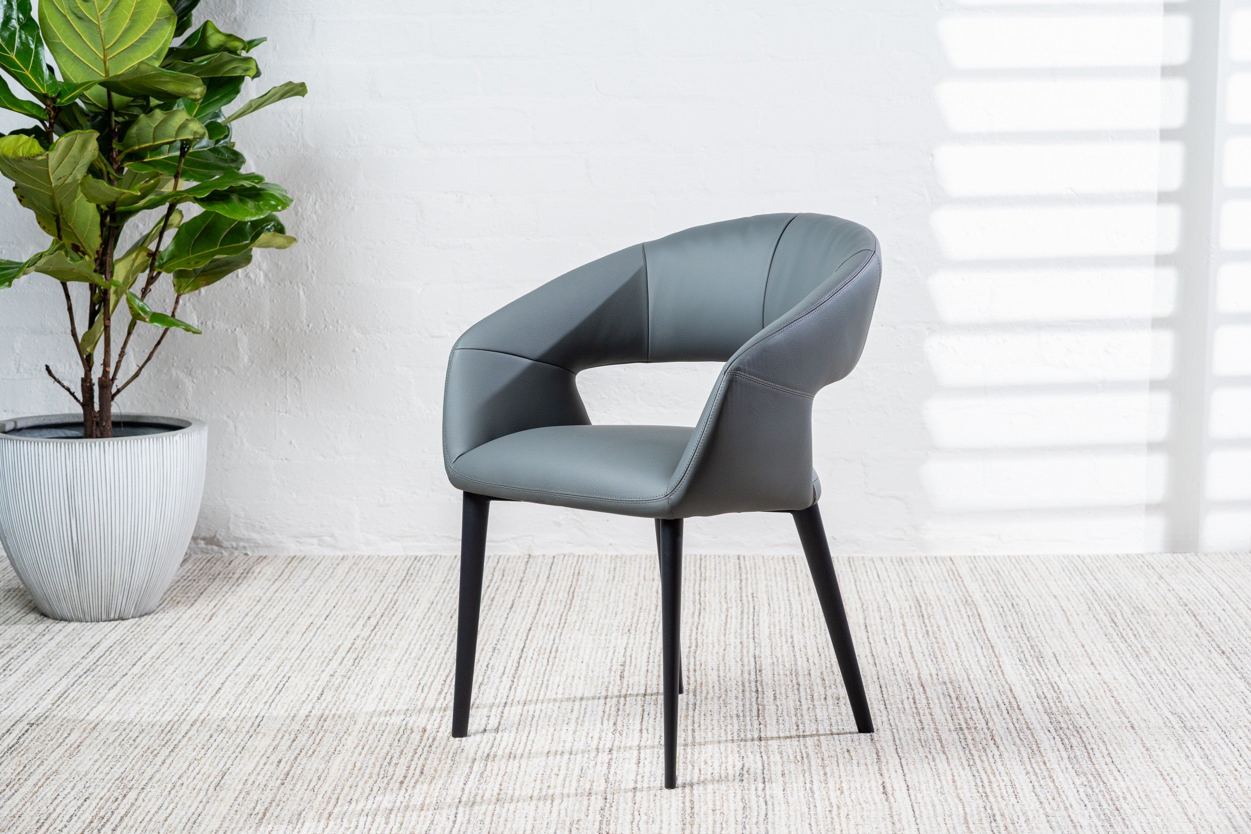 Kensington Dining Chair Charcoal (Set of 2)