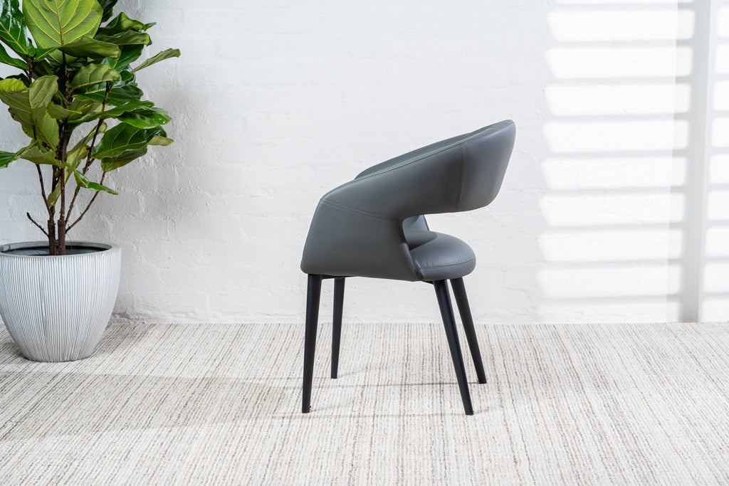 Kensington Dining Chair Charcoal (Set of 2)