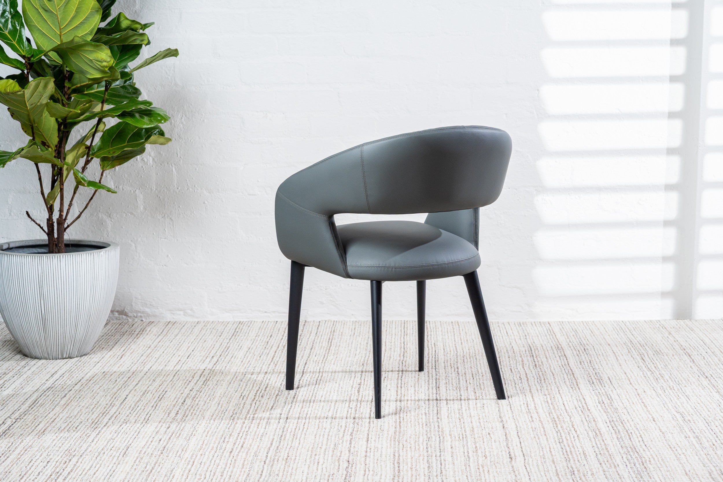 Kensington Dining Chair Charcoal (Set of 2)