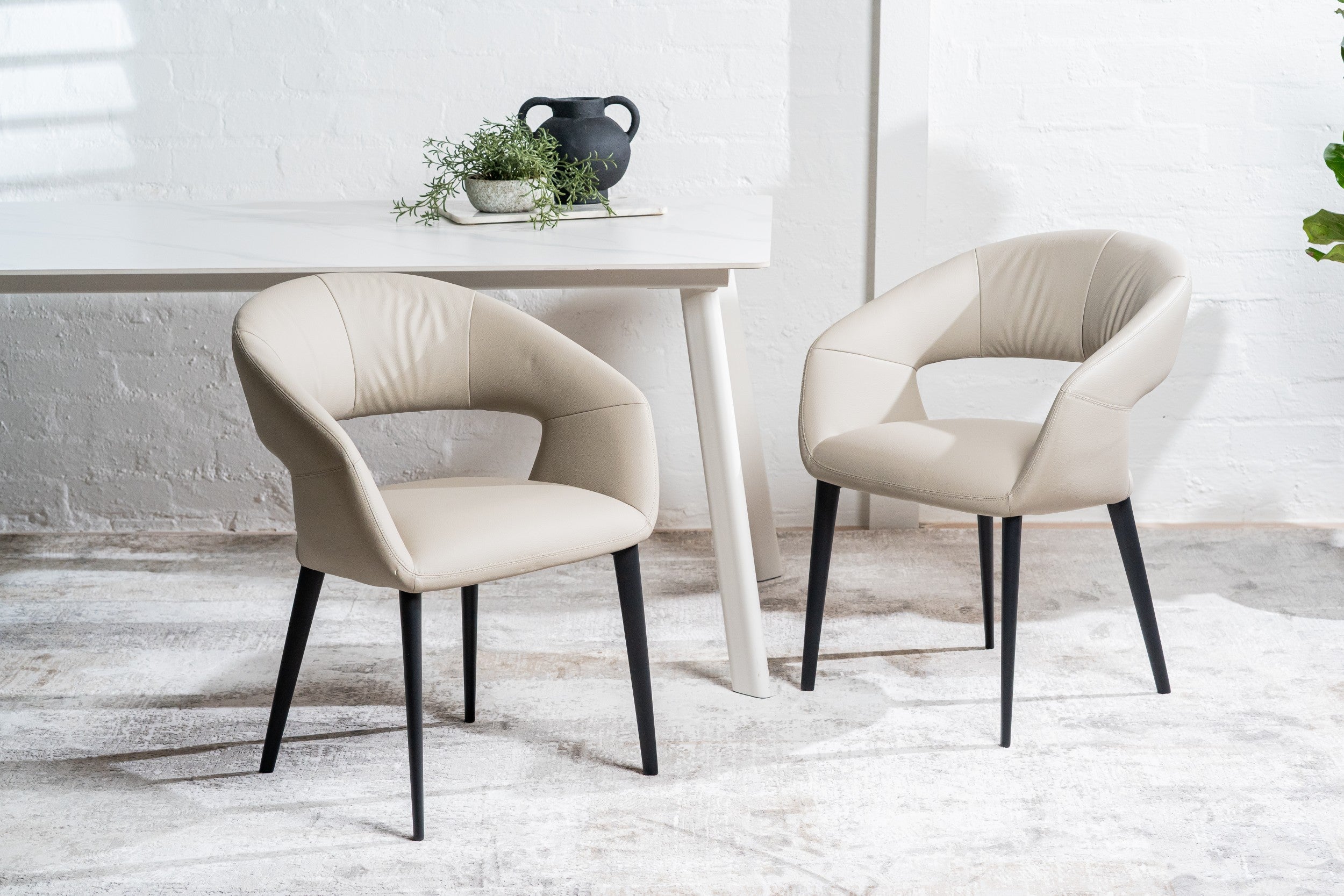 Kensington Dining Chair Beige (Set of 2)