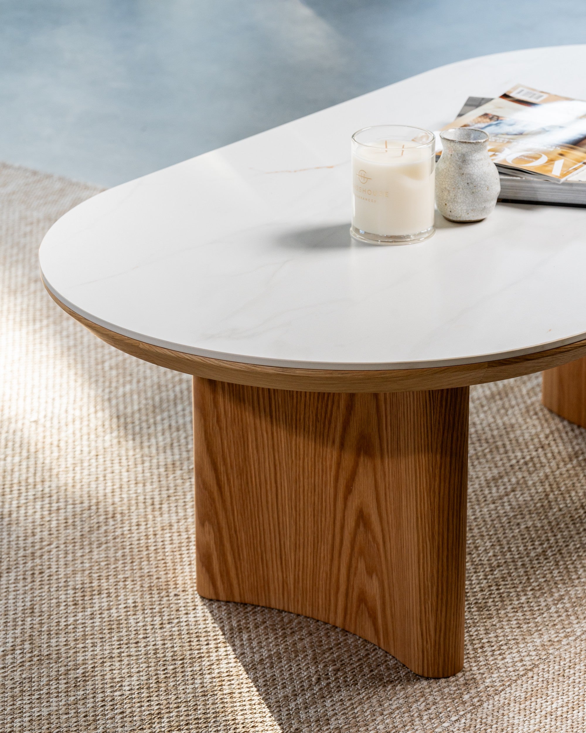 Natura Coffee Table Natural With Ceramic