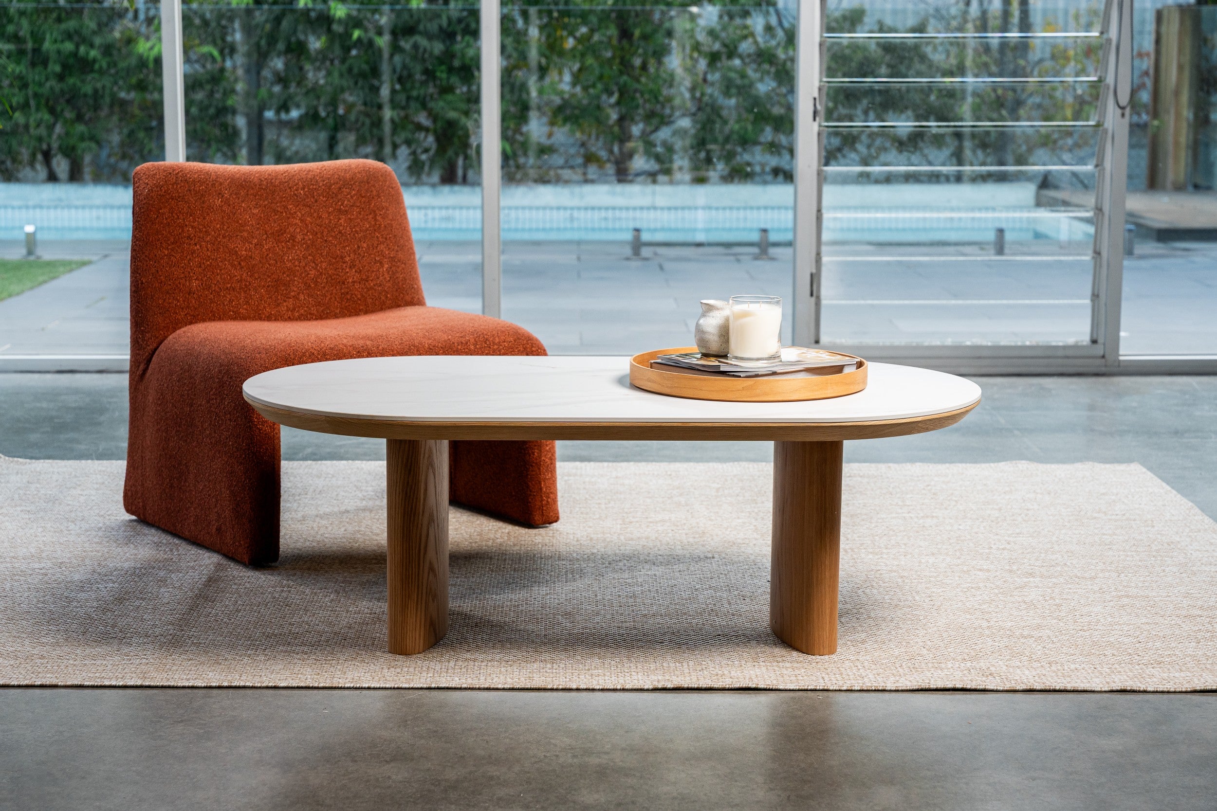 Natura Coffee Table Natural With Ceramic