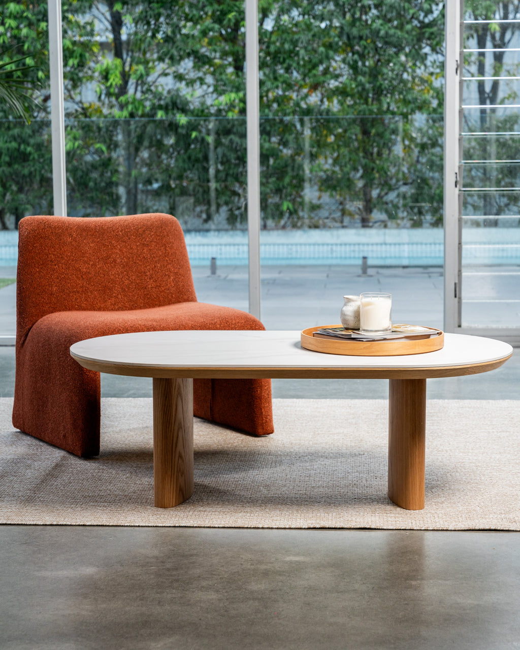 Natura Coffee Table Natural With Ceramic