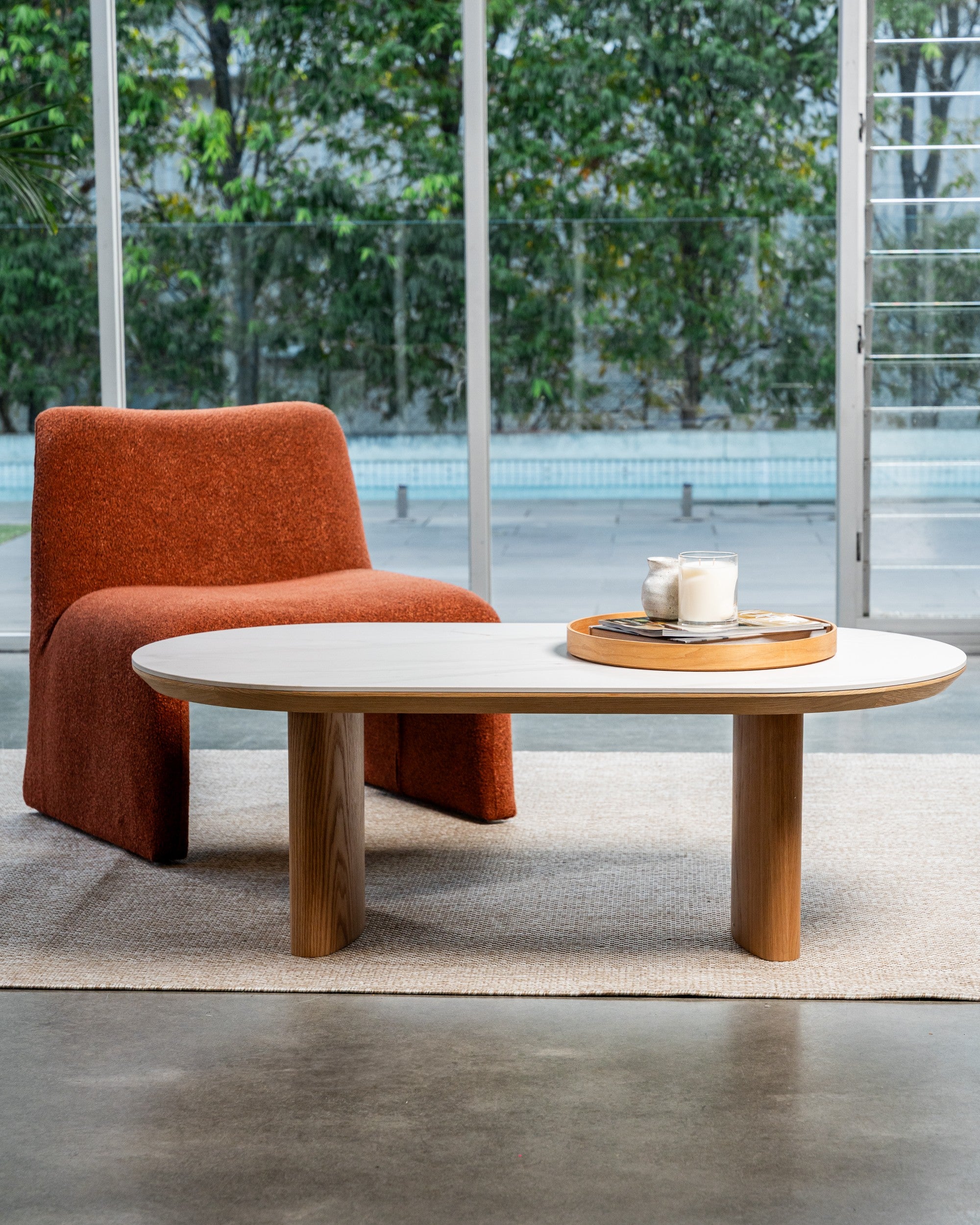 Natura Coffee Table Natural With Ceramic