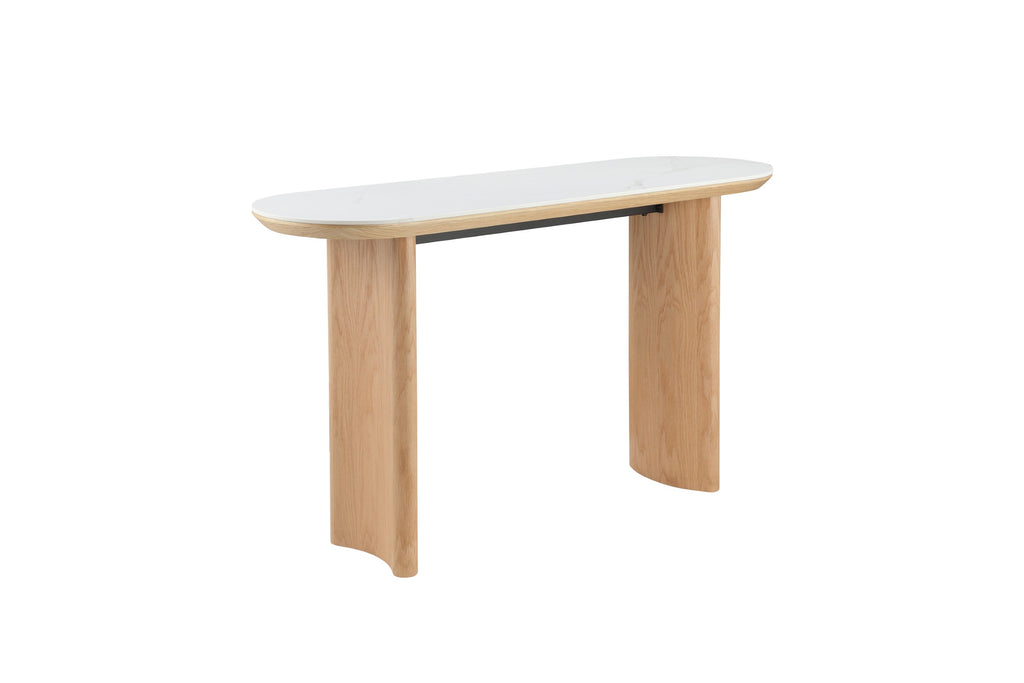 Natura Console Table Natural With Ceramic