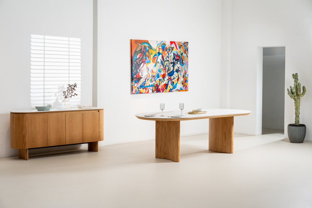 Lurevia Buffet Natural With Ceramic