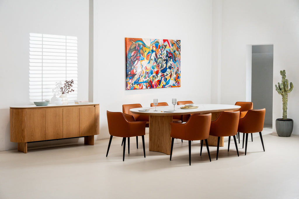Natura Dining Table Natural With Ceramic
