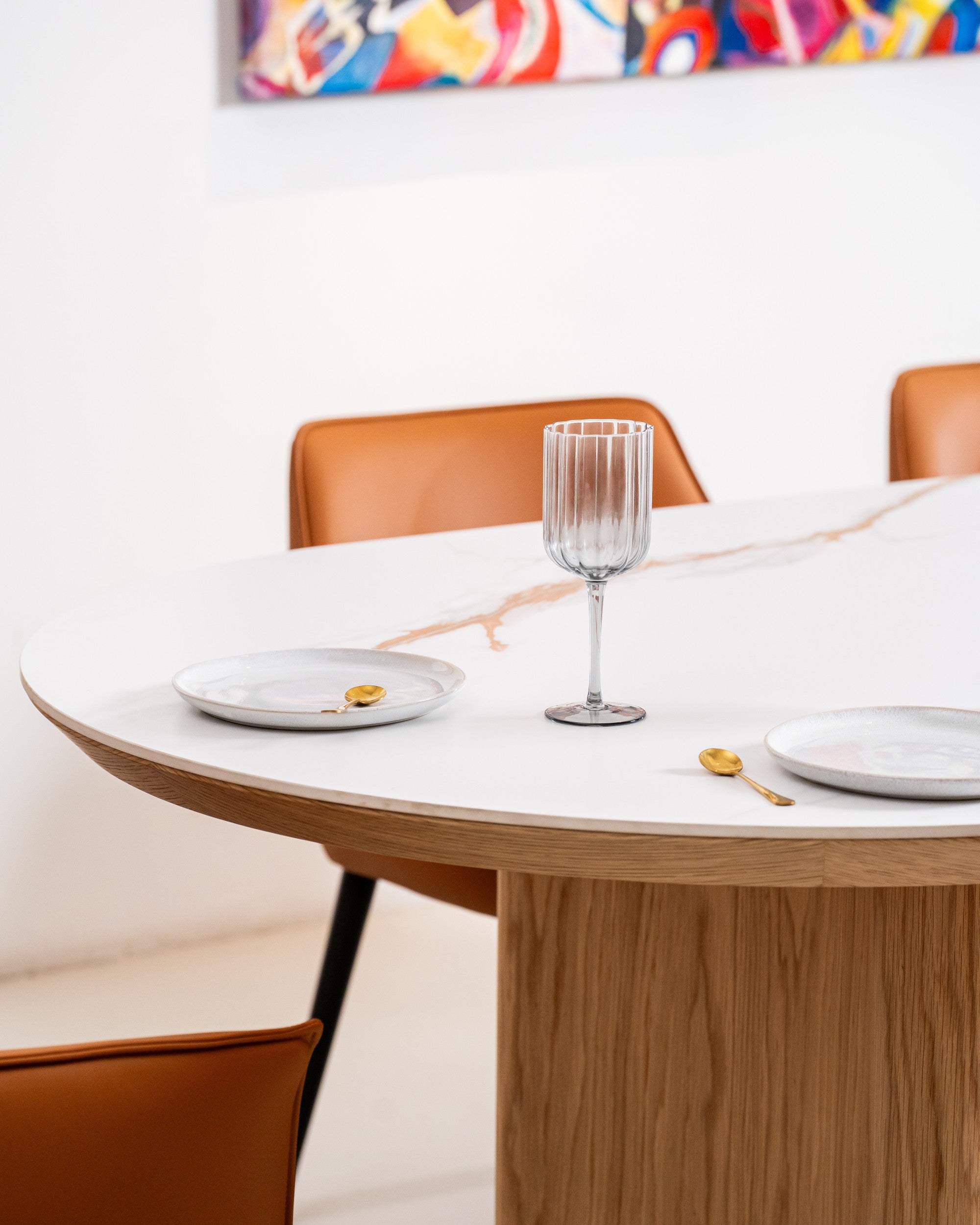 Natura Dining Table Natural With Ceramic
