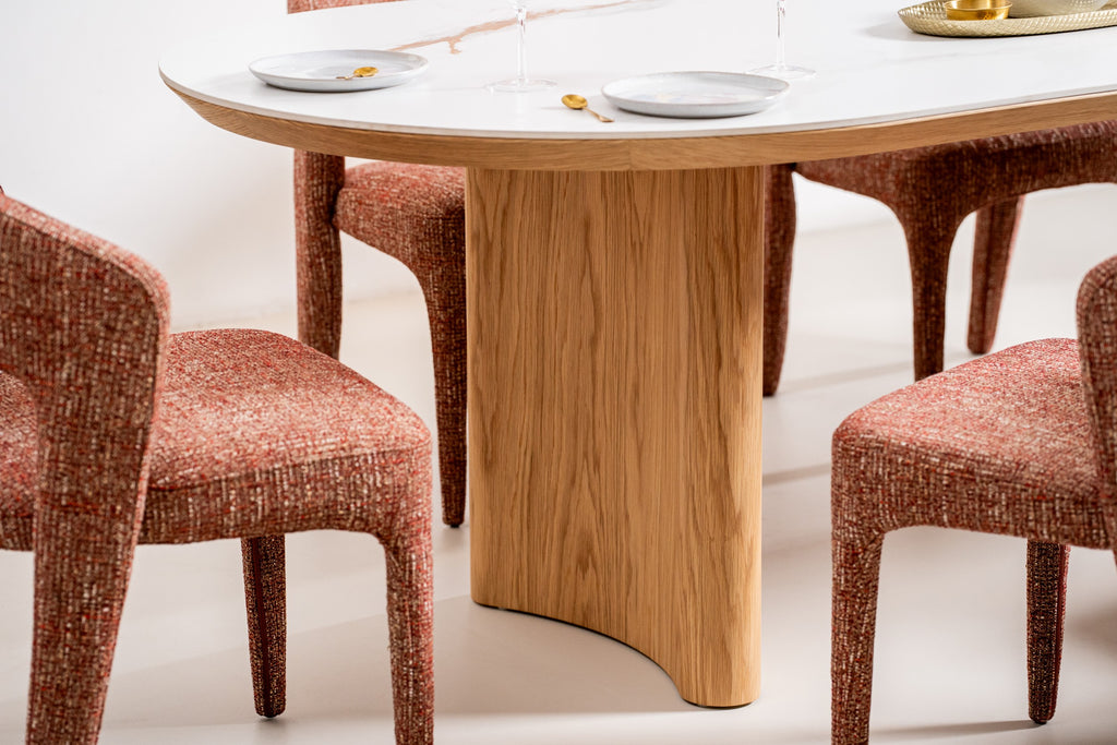 Natura Dining Table Natural With Ceramic