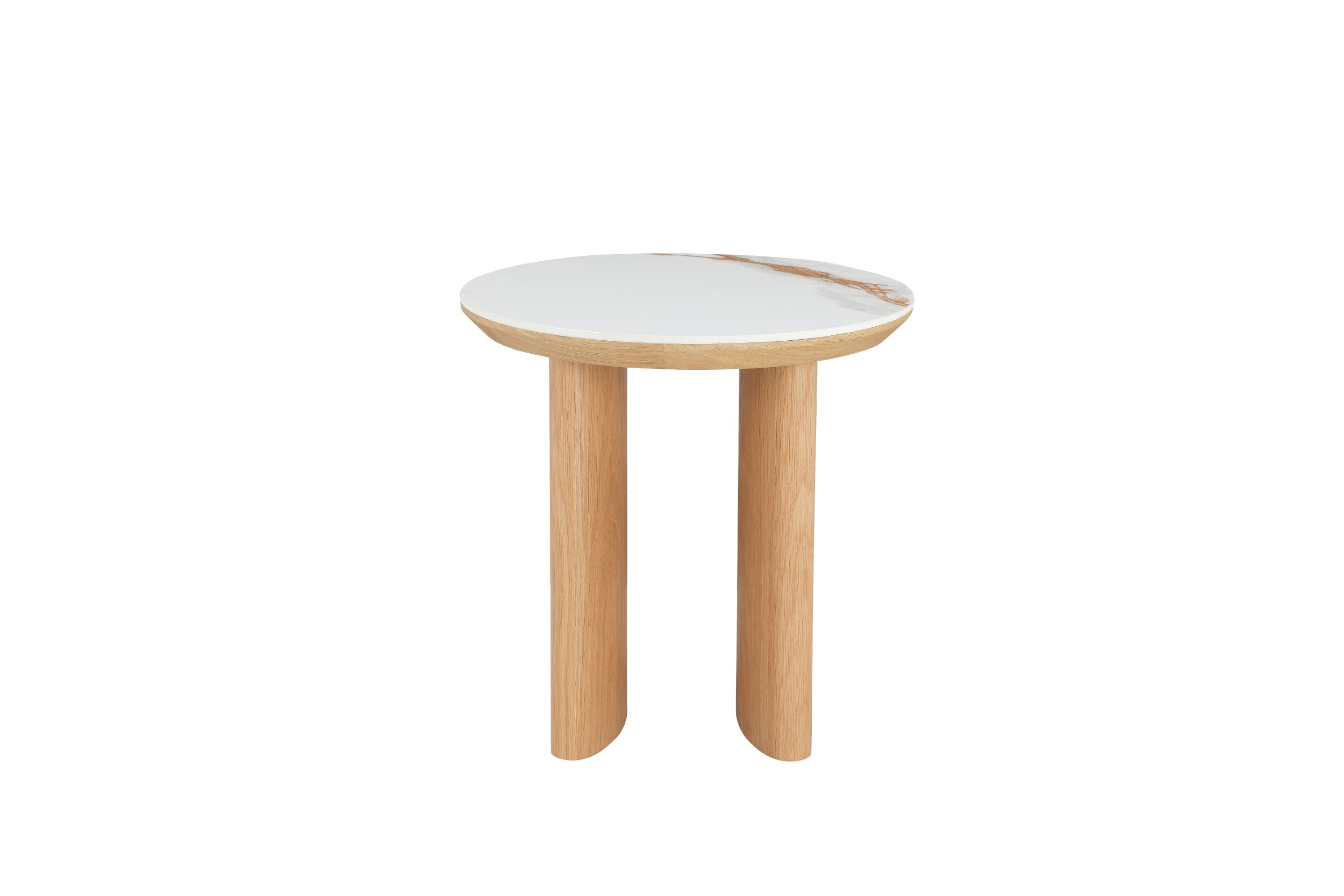 Natura Side Table Natural With Ceramic