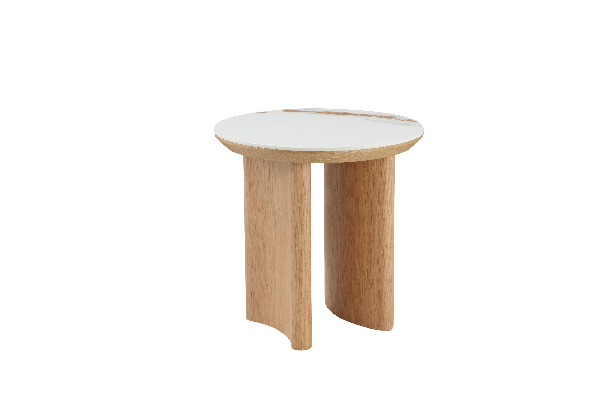 Natura Side Table Natural With Ceramic