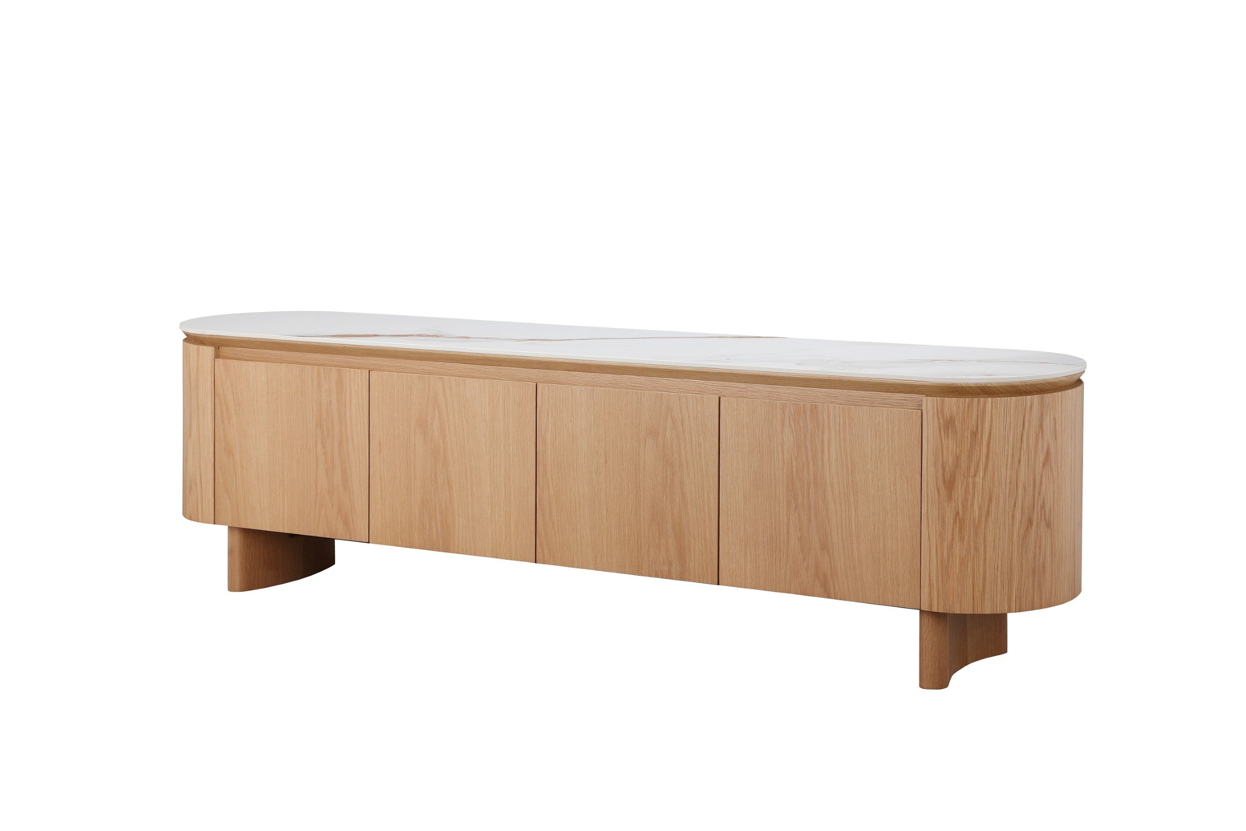 Natura TV Unit Natural With Ceramic