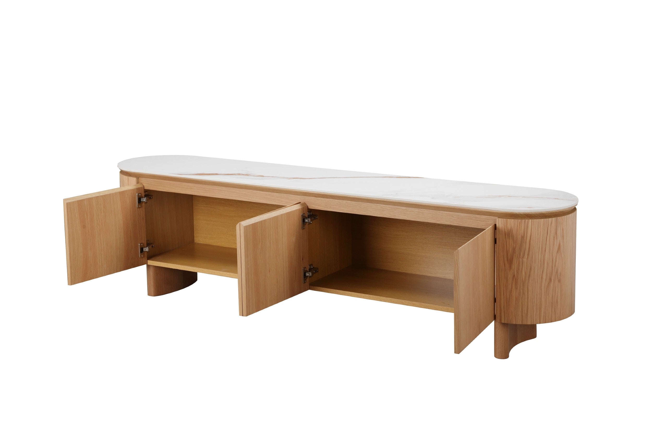 Natura TV Unit Natural With Ceramic
