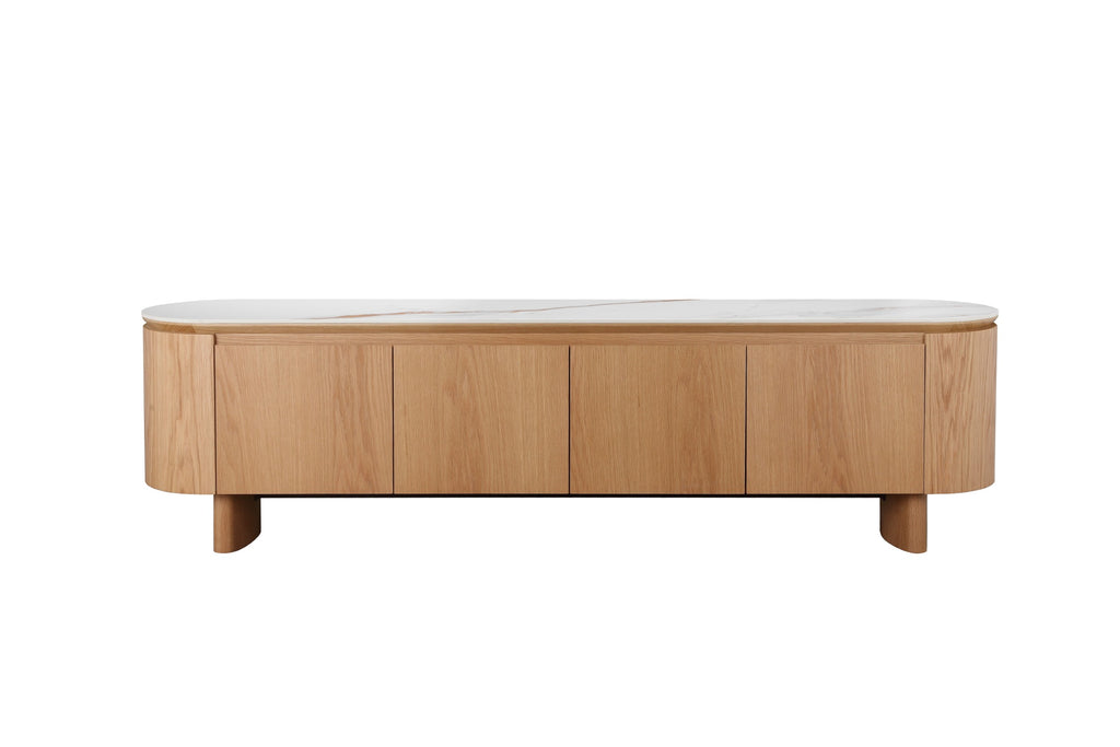 Natura TV Unit Natural With Ceramic