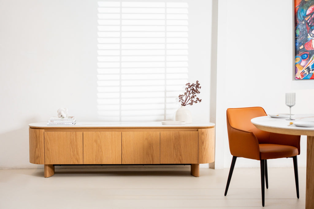 Natura TV Unit Natural With Ceramic