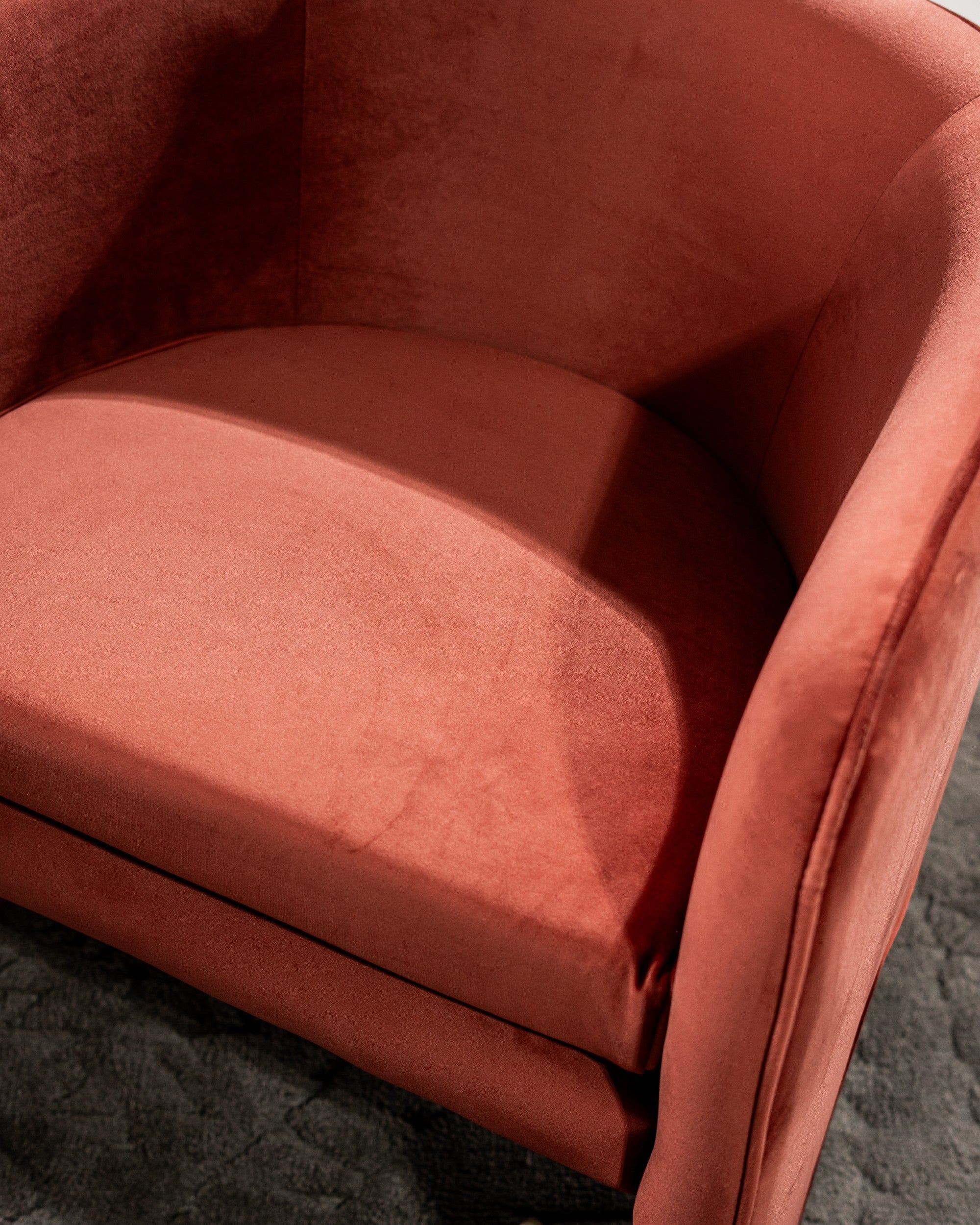 Lounge Occasional Chair Rust