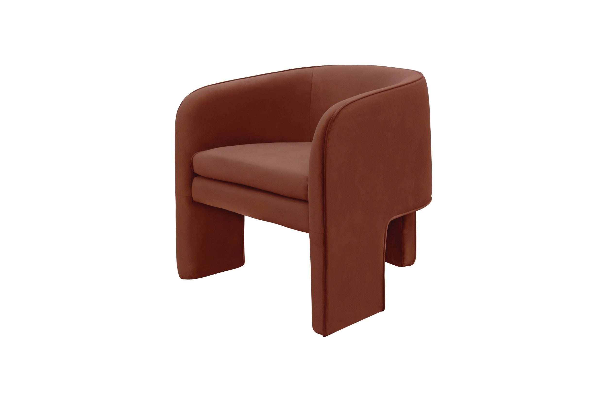 Lounge Occasional Chair Rust