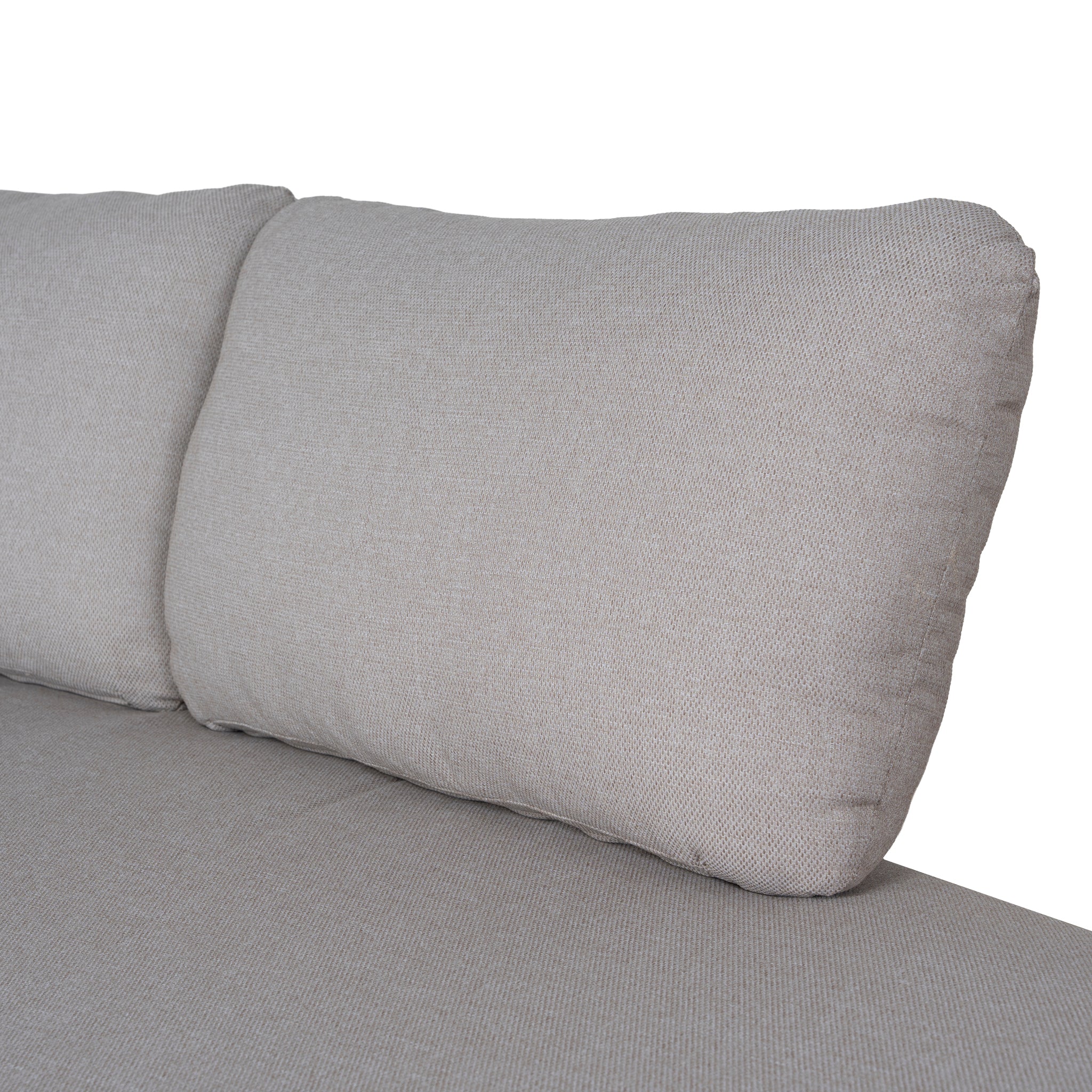2pcs Outdoor Corner Lounge Set - Light Brown