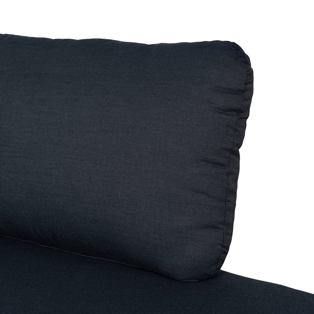 2pcs Outdoor Corner Lounge Set - Royal Dark Grey